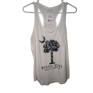 Del Sol Color Change Racerback Tank Top‎ Women Medium UV Reactive Sun Graphic
